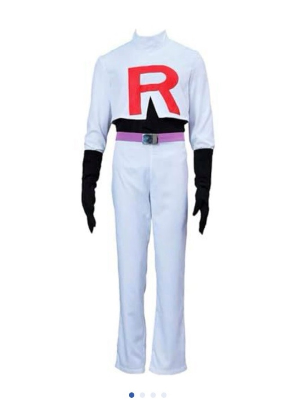Pokémon Team Rocket Jessie James Costume Cosplay Halloween Sz M Unisex